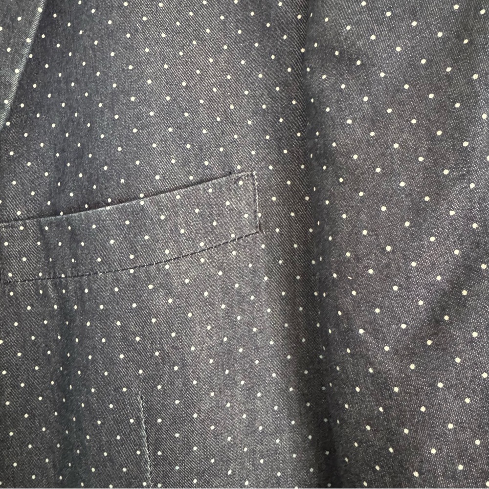 Tommy Hilfiger Navy Polka Dot Sport Coat – Size L48 - $18 - Picture 2 of 13